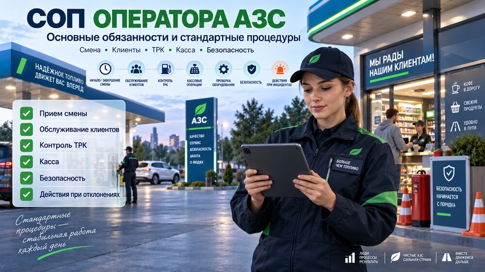 СОП оператора АЗС